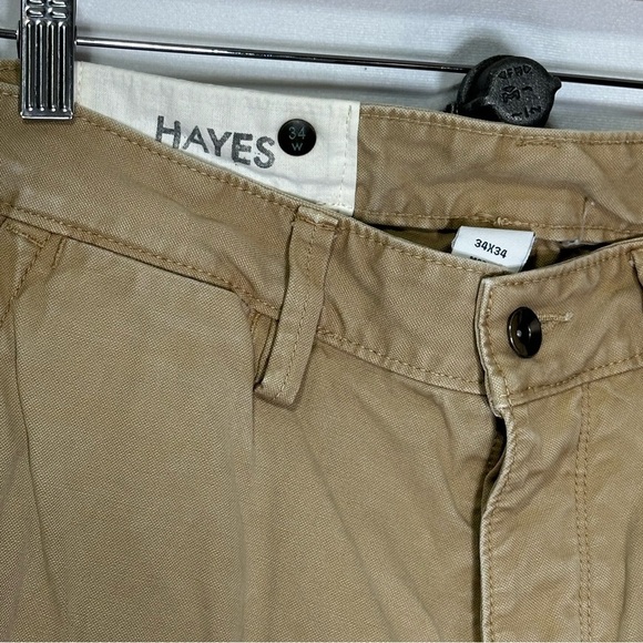 Rare! GAP Men's 1969 Hayes Khaki Button Fly Casual Pants - 34 X 34 - Picture 2 of 5